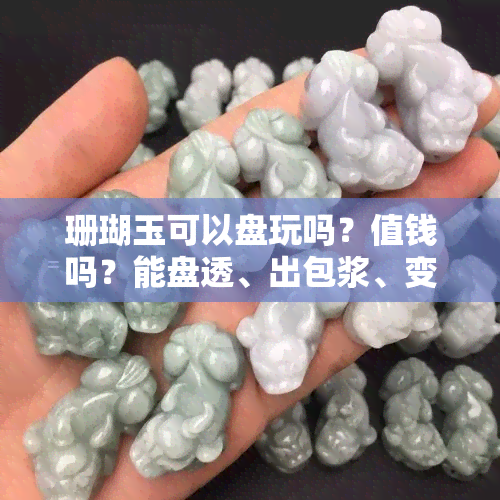 珊瑚玉可以盘玩吗？值钱吗？能盘透、出包浆、变色吗？