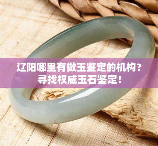 辽阳哪里有做玉鉴定的机构？寻找权威玉石鉴定！