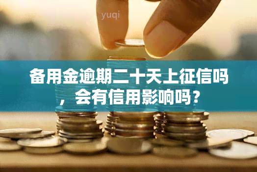 备用金逾期二十天上吗，会有信用影响吗？