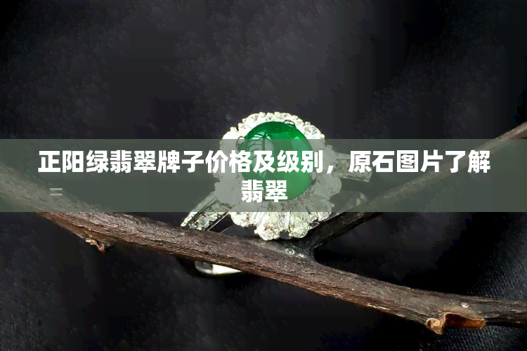 正阳绿翡翠牌子价格及级别，原石图片了解翡翠