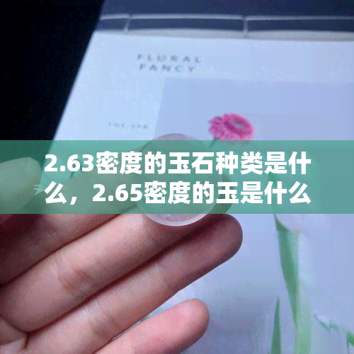 2.63密度的玉石种类是什么，2.65密度的玉是什么，2.96密度的玉是什么，2.6密度的玉是什么