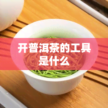 开普洱茶的工具是什么