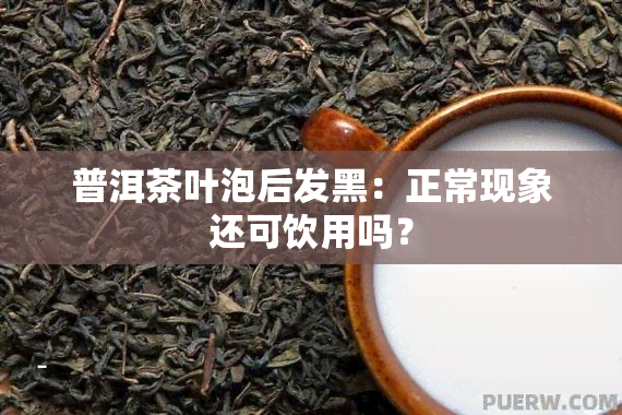 普洱茶叶泡后发黑：正常现象还可饮用吗？