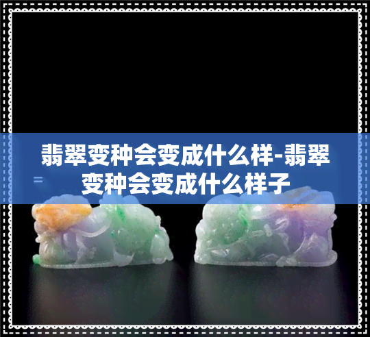 翡翠变种会变成什么样-翡翠变种会变成什么样子