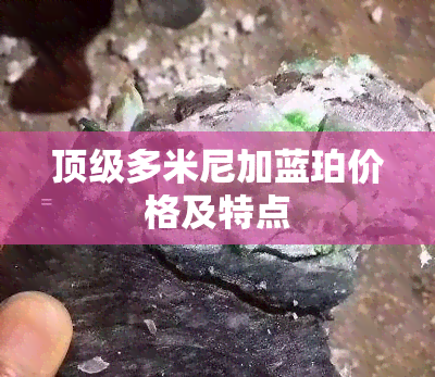 顶级多米尼加蓝珀价格及特点