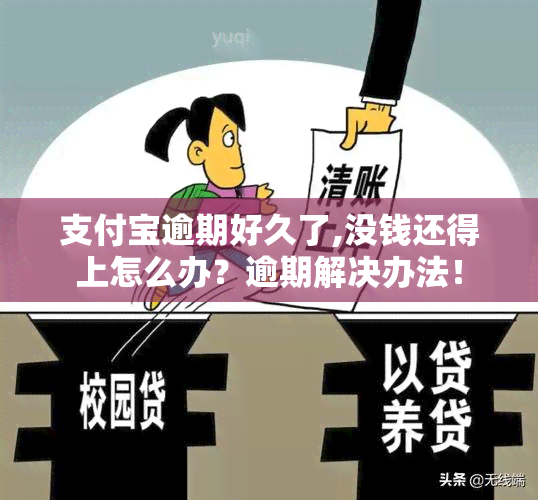 支付宝逾期好久了,没钱还得上怎么办？逾期解决办法！