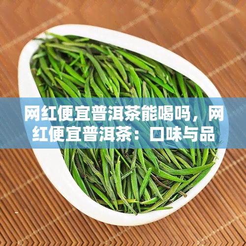 网红便宜普洱茶能喝吗，网红便宜普洱茶：口味与品质并存？