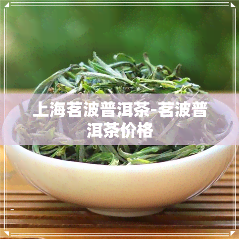 上海茗波普洱茶-茗波普洱茶价格