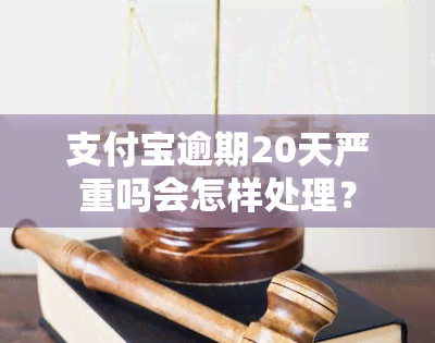 支付宝逾期20天严重吗会怎样处理？