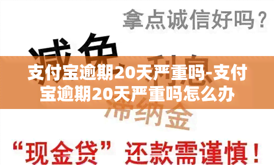 支付宝逾期20天严重吗-支付宝逾期20天严重吗怎么办