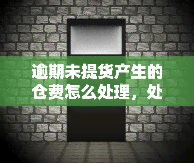 逾期未提货产生的仓费怎么处理，处理逾期未提货产生的仓费：解决方案探讨