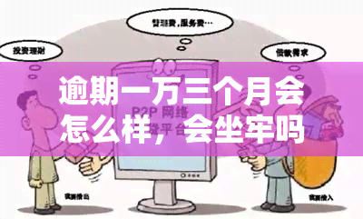 逾期一万三个月会怎么样，会坐牢吗？