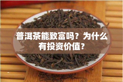 普洱茶能致富吗？为什么有投资价值？