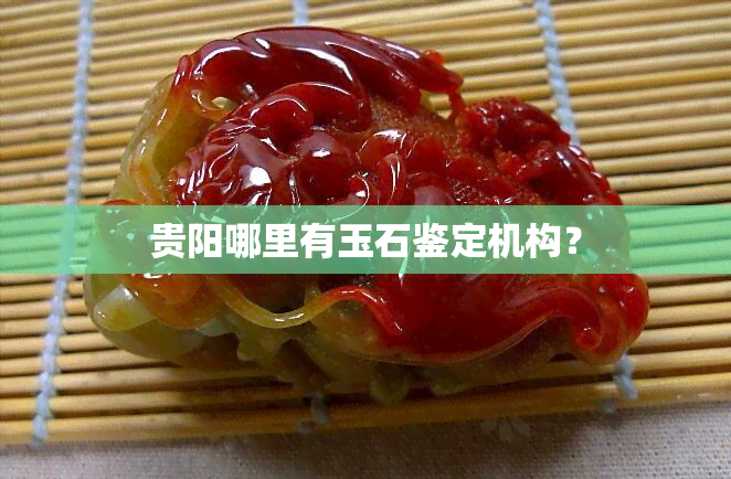 贵阳哪里有玉石鉴定机构？