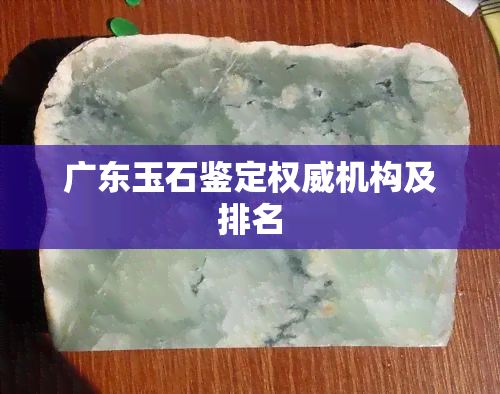 广东玉石鉴定权威机构及排名