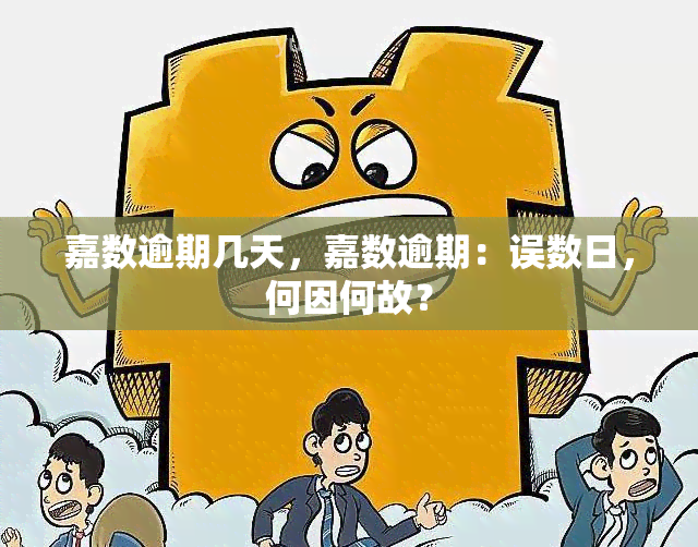 嘉数逾期几天，嘉数逾期：误数日，何因何故？