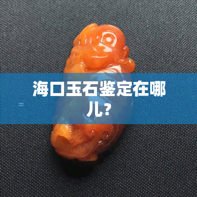 海口玉石鉴定在哪儿？