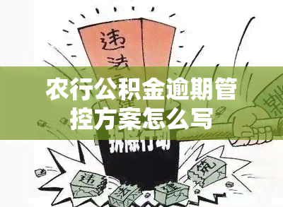 农行公积金逾期管控方案怎么写