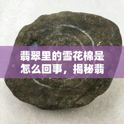 翡翠里的雪花棉是怎么回事，揭秘翡翠里的雪花棉：神奇背后的故事