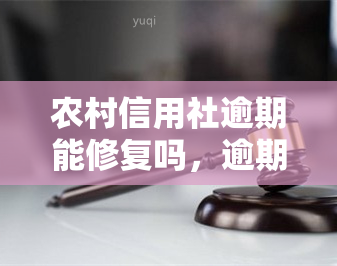 农村信用社逾期能修复吗，逾期还款后，农村信用社的不良记录能否被修复？