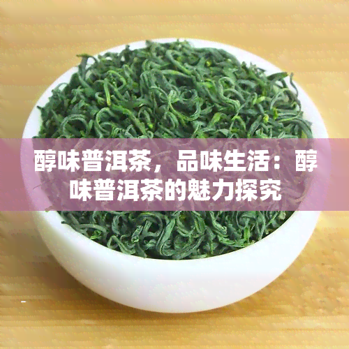 醇味普洱茶，品味生活：醇味普洱茶的魅力探究