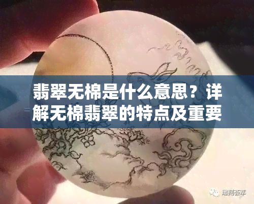 翡翠无棉是什么意思？详解无棉翡翠的特点及重要性