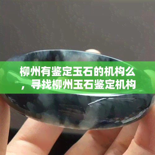 柳州有鉴定玉石的机构么，寻找柳州玉石鉴定机构？这里有一份详细指南！