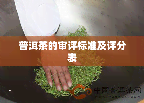 普洱茶的审评标准及评分表