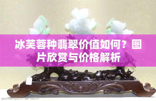 冰芙蓉种翡翠价值如何？图片欣赏与价格解析