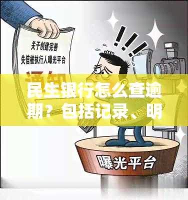 民生银行怎么查逾期？包括记录、明细、信息、欠款及总欠款，全都能查！