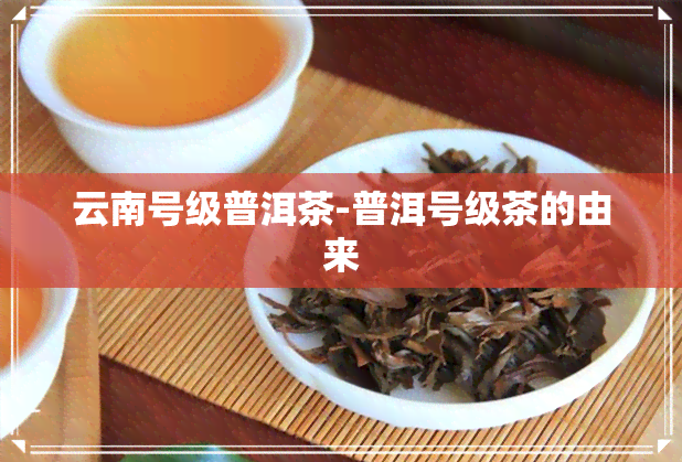 云南号级普洱茶-普洱号级茶的由来