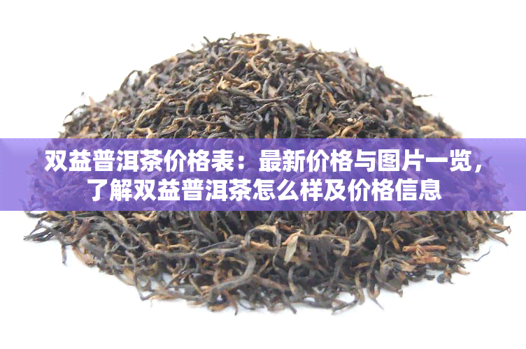 双益普洱茶价格表：最新价格与图片一览，了解双益普洱茶怎么样及价格信息