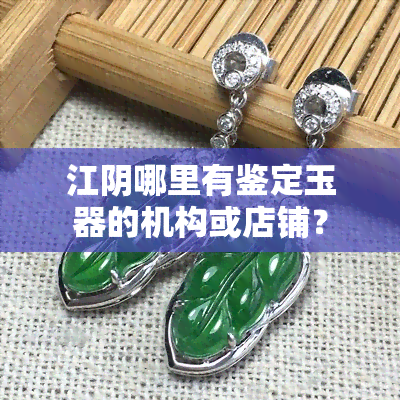 江阴哪里有鉴定玉器的机构或店铺？