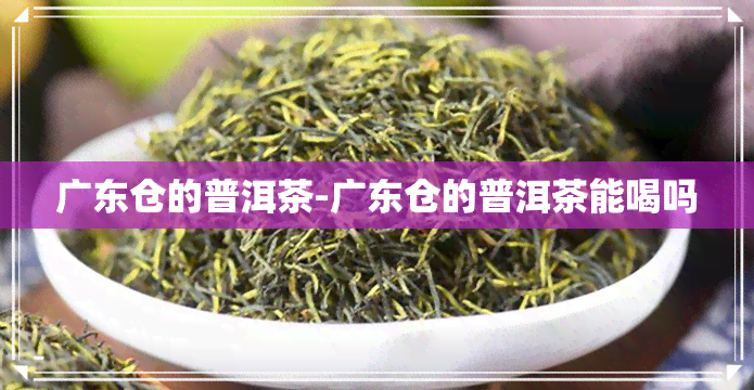 广东仓的普洱茶-广东仓的普洱茶能喝吗