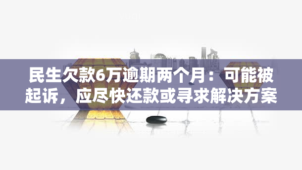 民生欠款6万逾期两个月：可能被起诉，应尽快还款或寻求解决方案