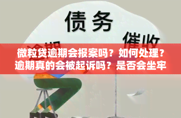 微粒贷逾期会报案吗？如何处理？逾期真的会被起诉吗？是否会坐牢？是否会上诉到法院？