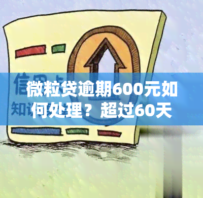 微粒贷逾期600元如何处理？超过60天仍未还款可能面临法律诉讼