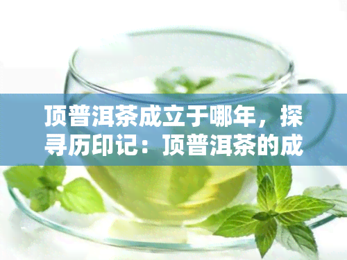 顶普洱茶成立于哪年，探寻历印记：顶普洱茶的成立年份