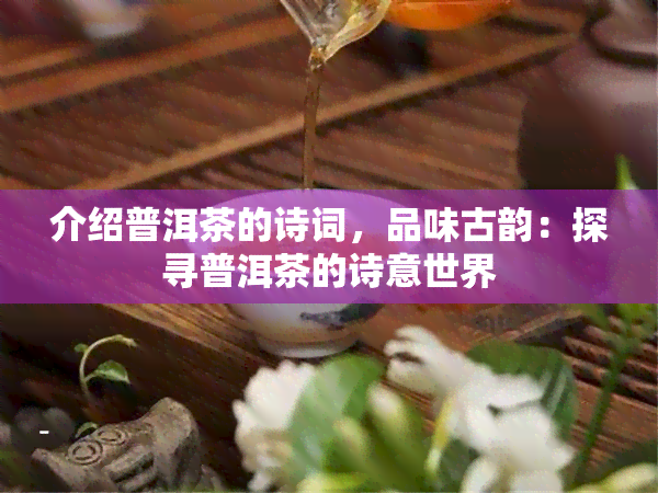 介绍普洱茶的诗词，品味古韵：探寻普洱茶的诗意世界