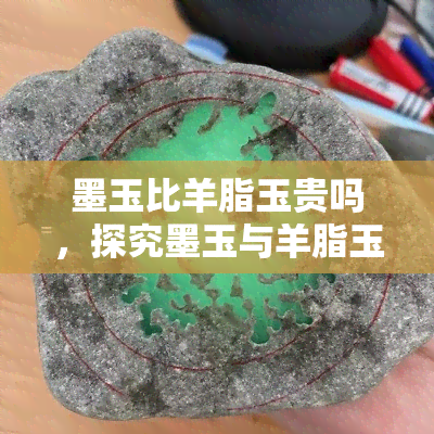 墨玉比羊脂玉贵吗，探究墨玉与羊脂玉的价值差异：谁更贵重？