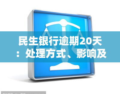 民生银行逾期20天：处理方式、影响及时间全解析