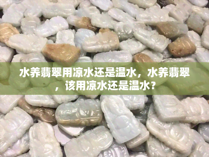 水养翡翠用凉水还是温水，水养翡翠，该用凉水还是温水？