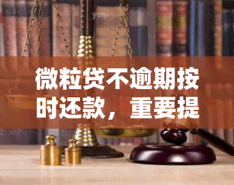 微粒贷不逾期按时还款，重要提示：确保微粒贷按时还款，避免逾期影响信用记录