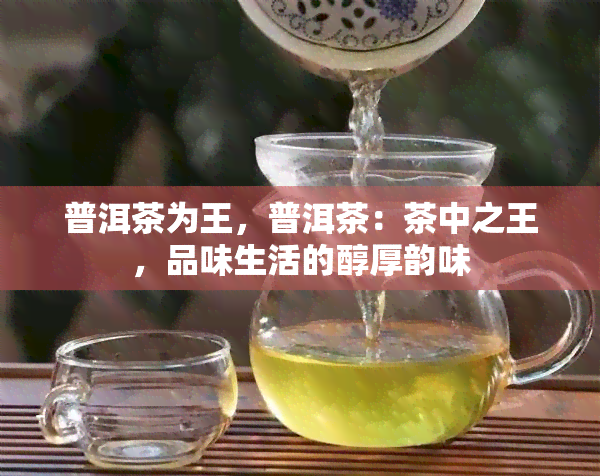 普洱茶为王，普洱茶：茶中之王，品味生活的醇厚韵味