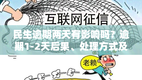 民生逾期两天有影响吗？逾期1-2天后果、处理方式及解除限制时间全解析