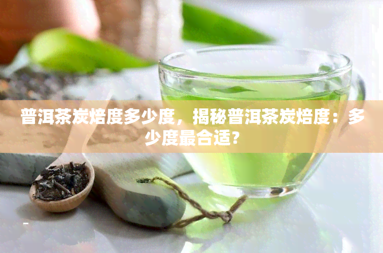 普洱茶炭焙度多少度，揭秘普洱茶炭焙度：多少度最合适？