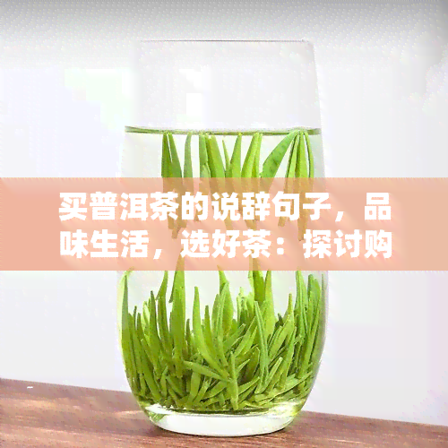 买普洱茶的说辞句子，品味生活，选好茶：探讨购买普洱茶的理由和优势