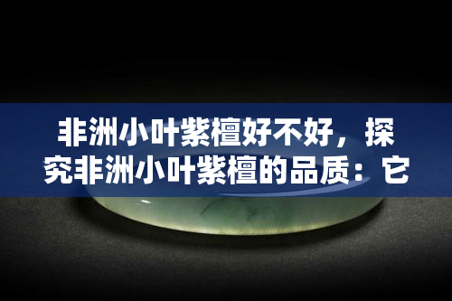 非洲小叶紫檀好不好，探究非洲小叶紫檀的品质：它到底好在哪里？