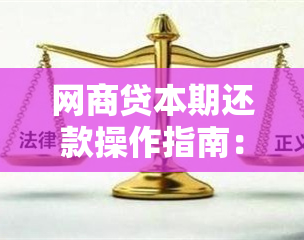 网商贷本期还款操作指南：如何实现提前还款