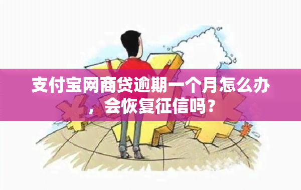 支付宝网商贷逾期一个月怎么办，会恢复吗？